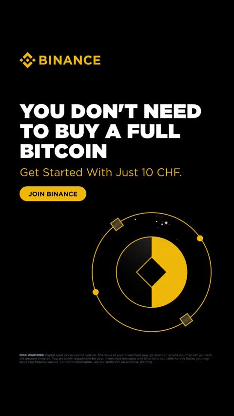 Finance ad by Binance
