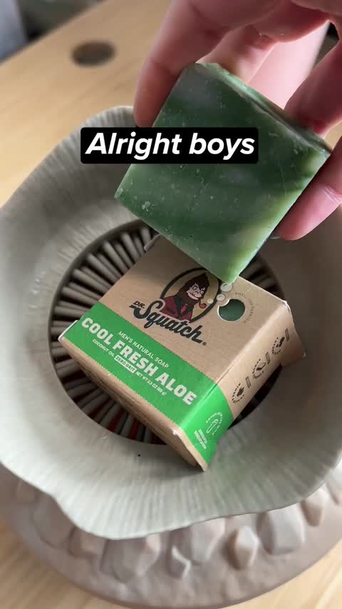 Before & After ad by Dr. Squatch