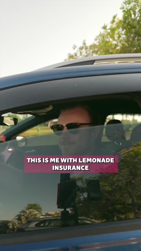 Insurance ad by Lemonade