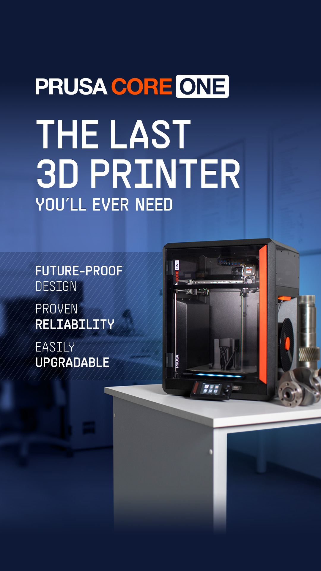 Tech ad by Prusa Research 3D printers