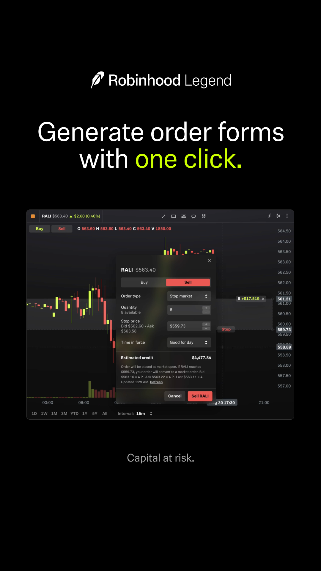 Finance ad by Robinhood