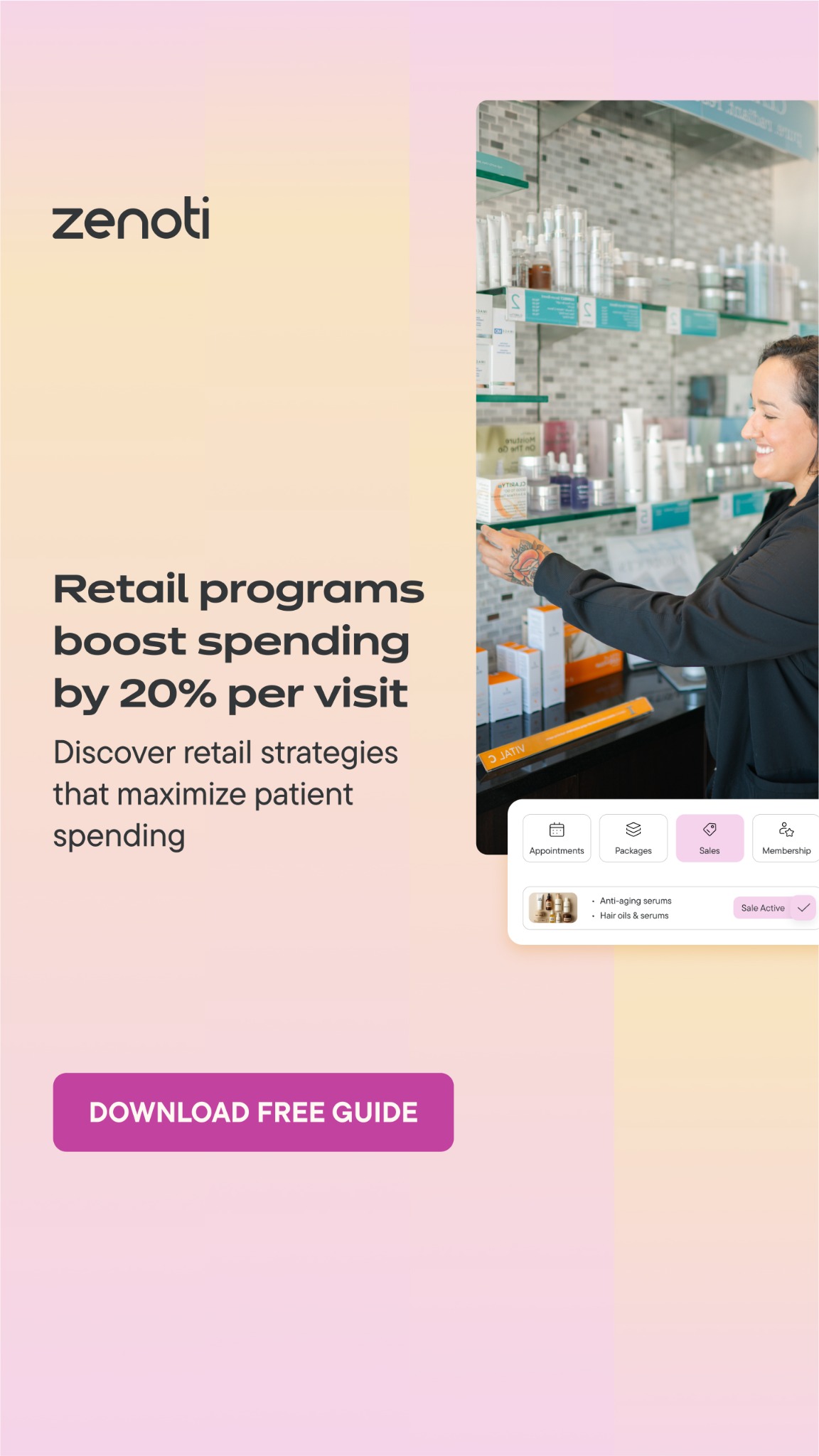 Business / Professional ad by Zenoti
