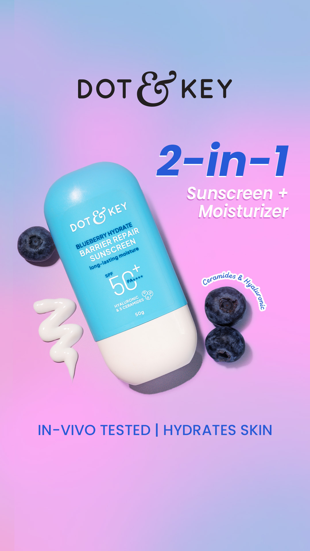Skincare ad by Dot & Key