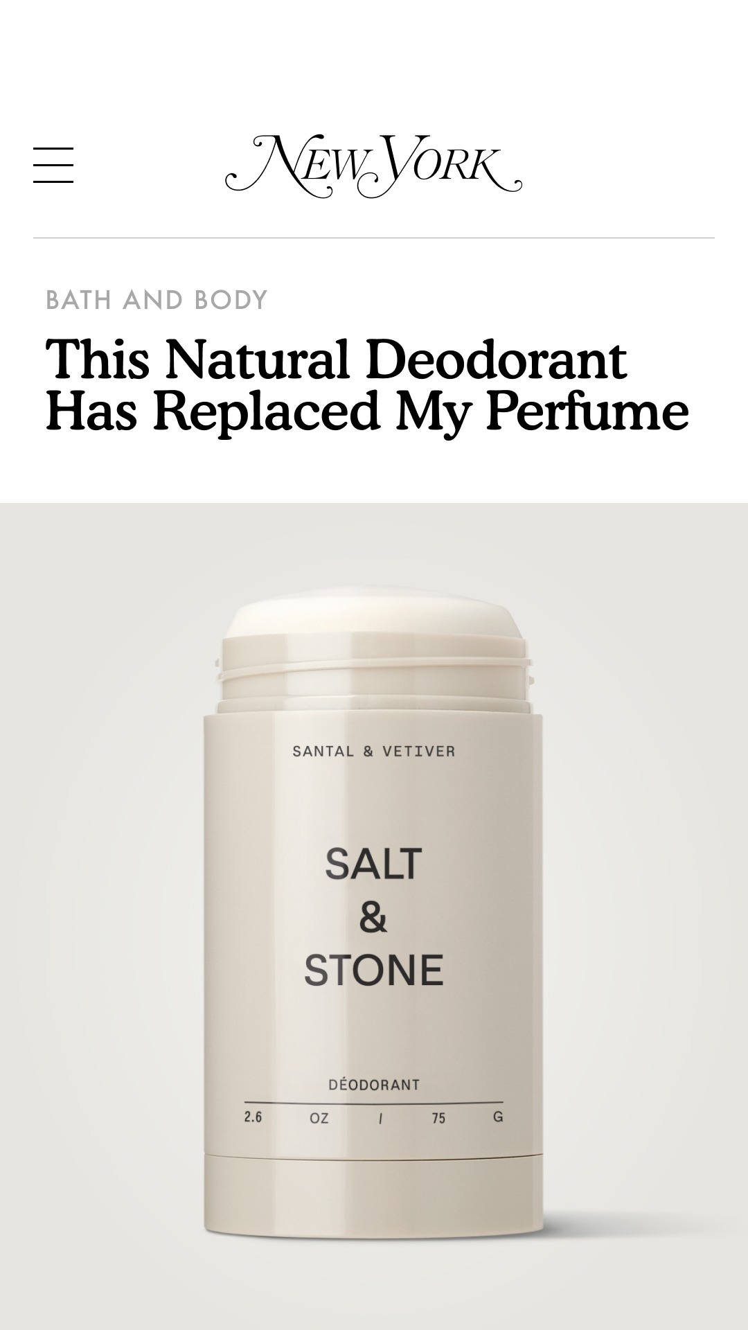 Social Proof ad by SALT & STONE