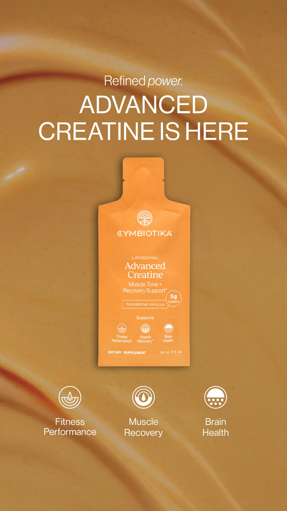 Supplements ad by Cymbiotika