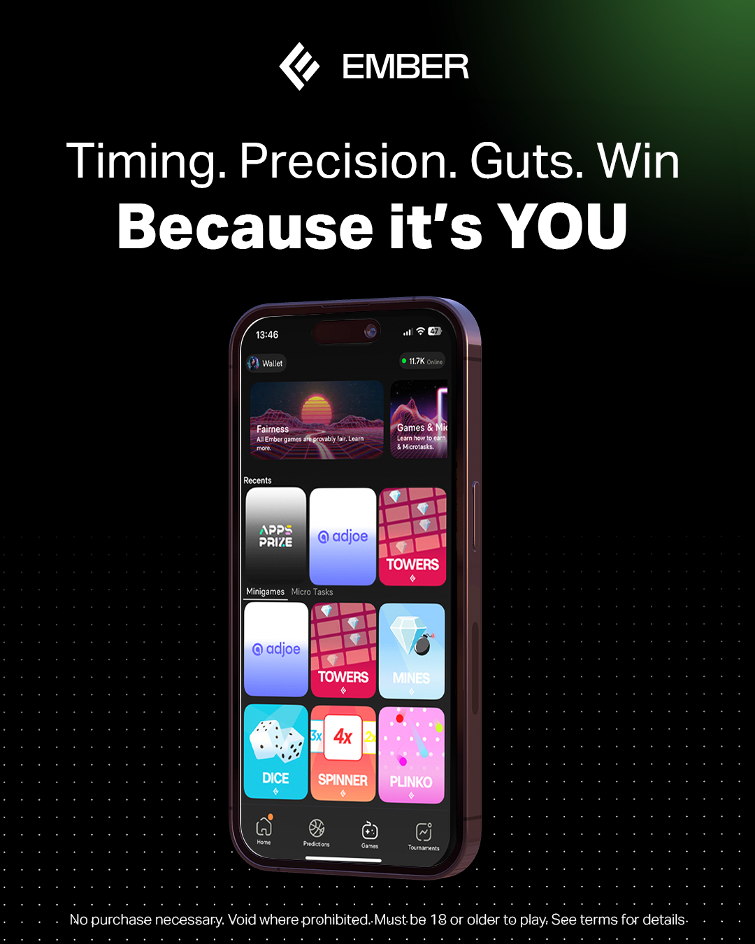 Games ad by Ember