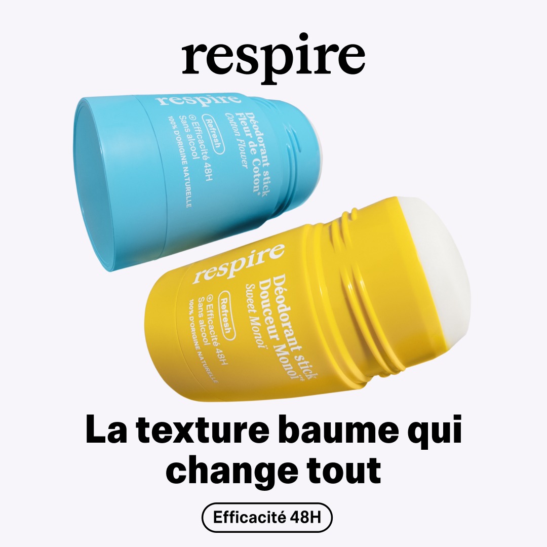 Testimonial ad by Respire
