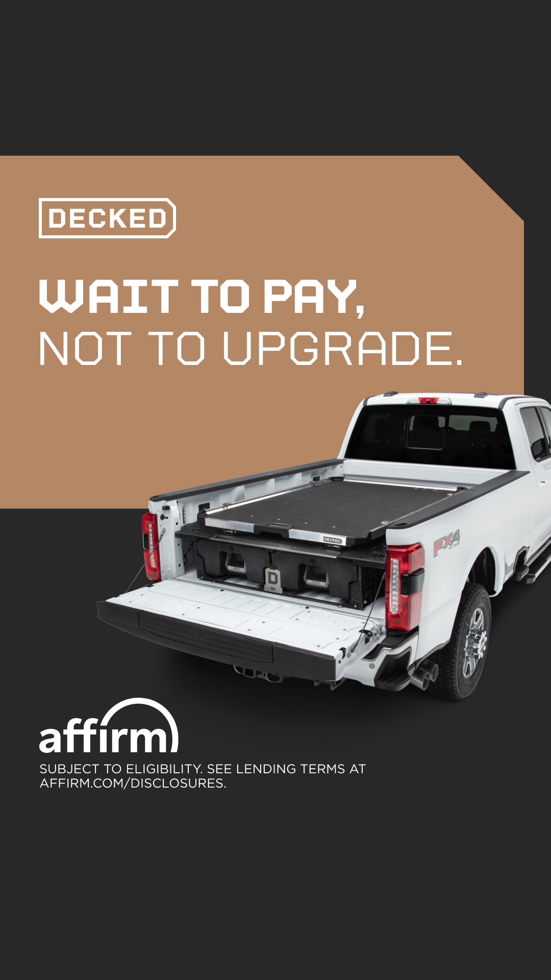 Automotive ad by DECKED