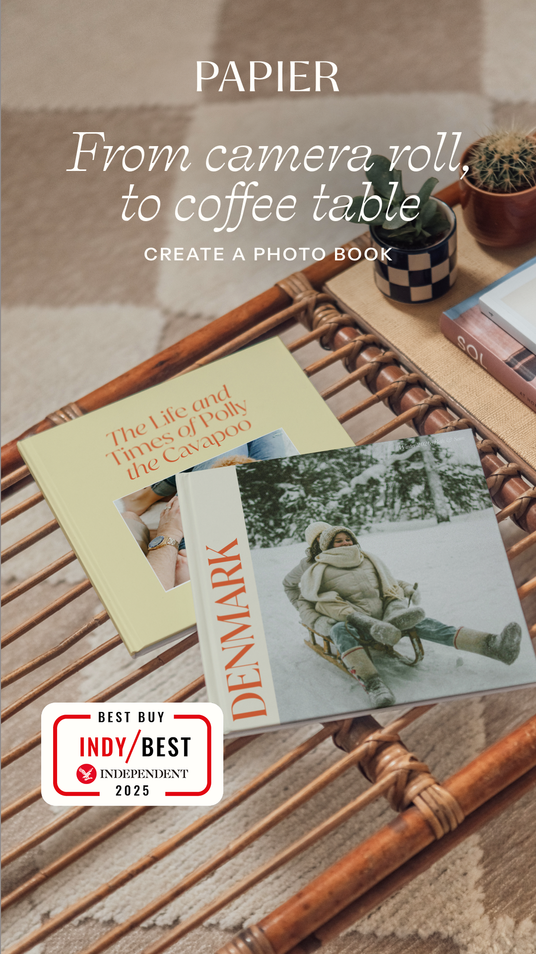 Book / Publishing ad by Papier