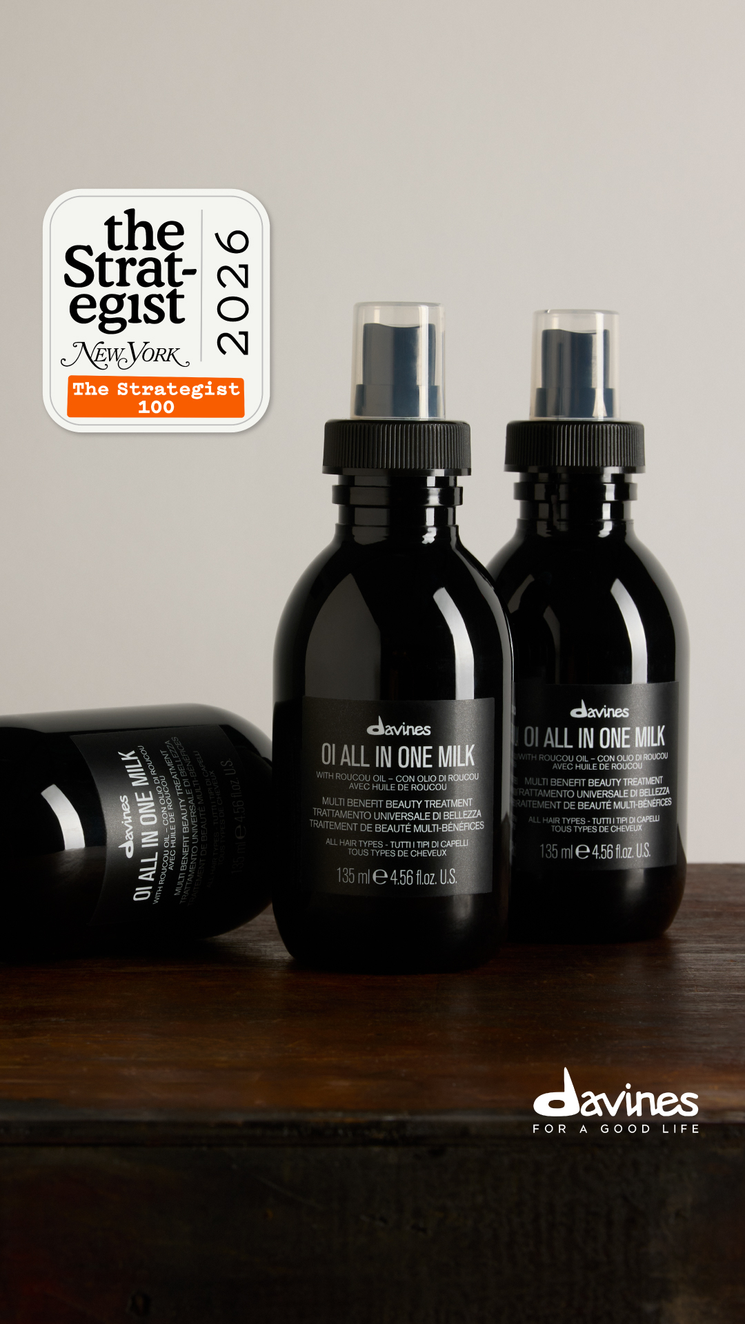 Beauty ad by Davines