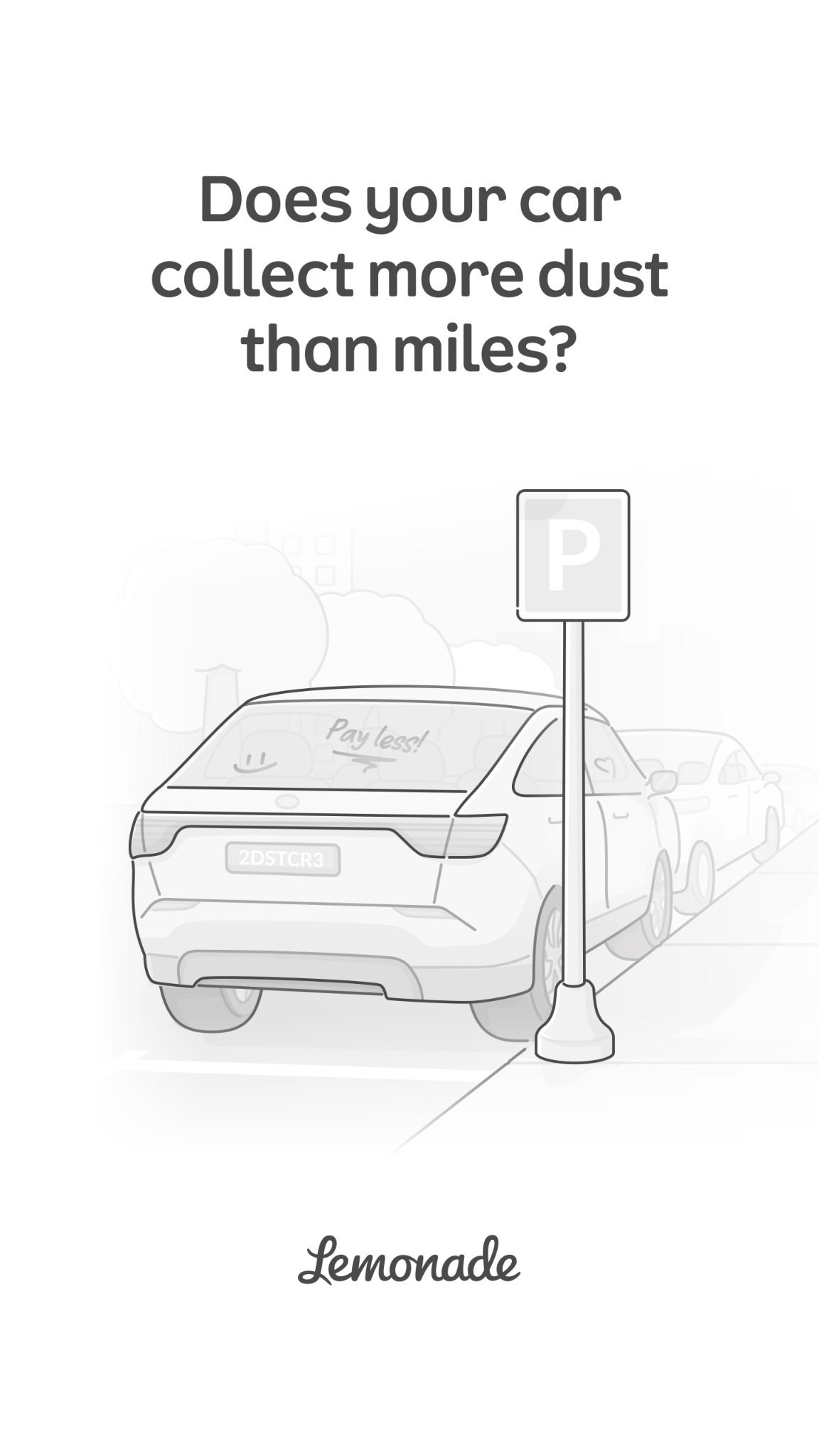 Insurance ad by Lemonade