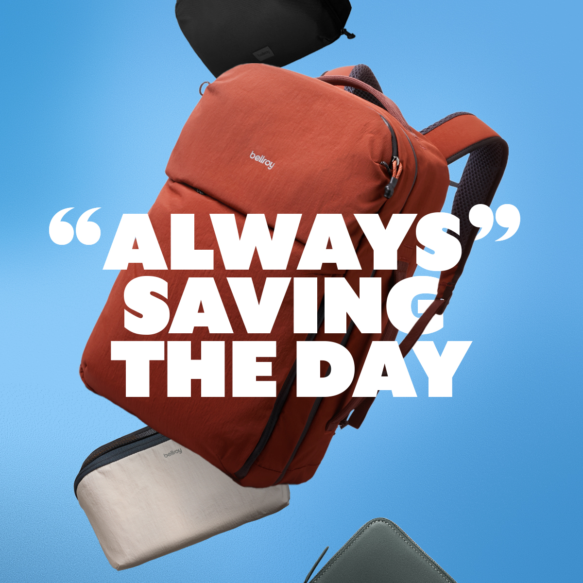 Accessories ad by Bellroy