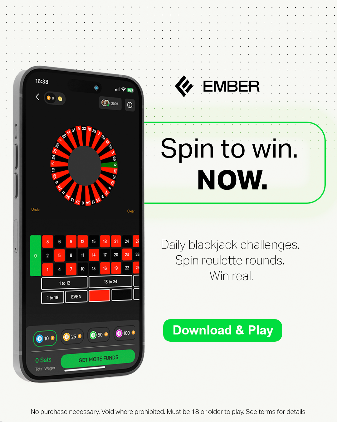 Games ad by Ember