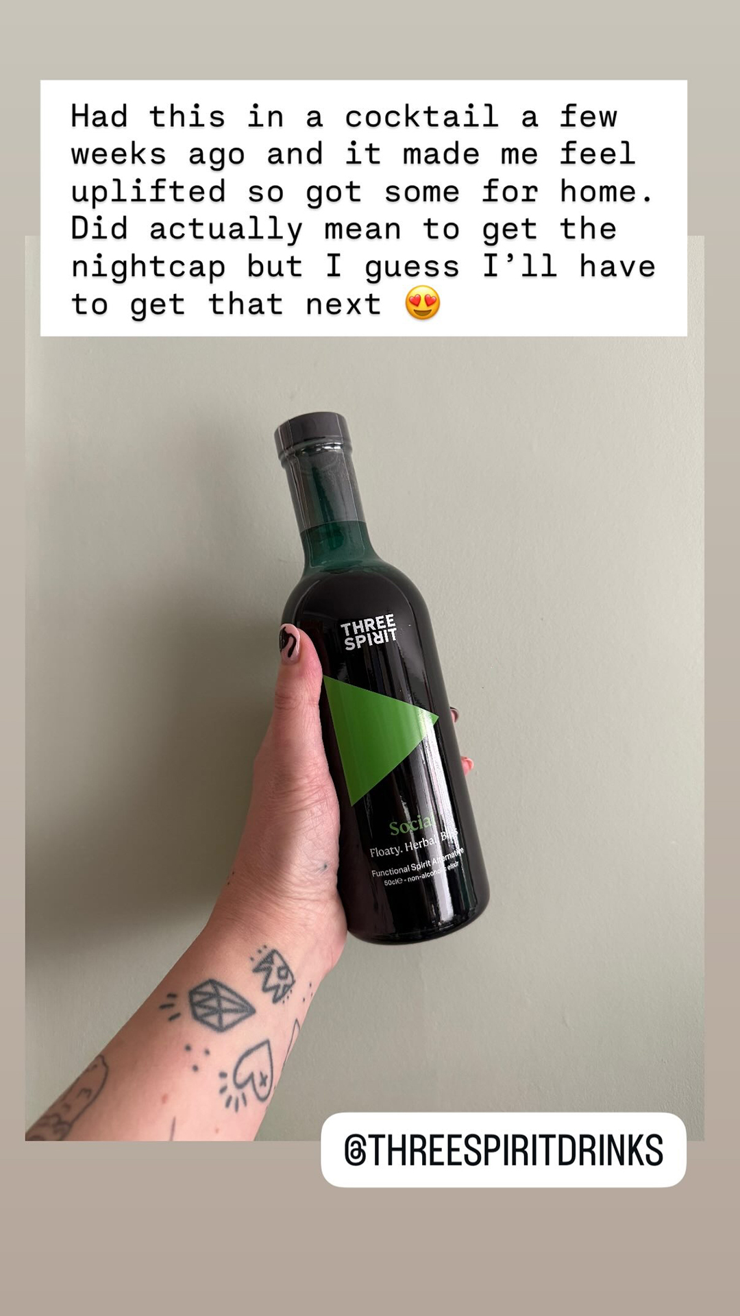 Alcohol ad by Three Spirit