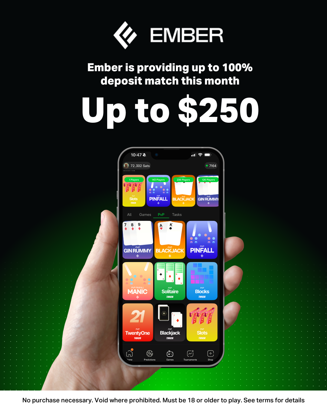 Games ad by Ember