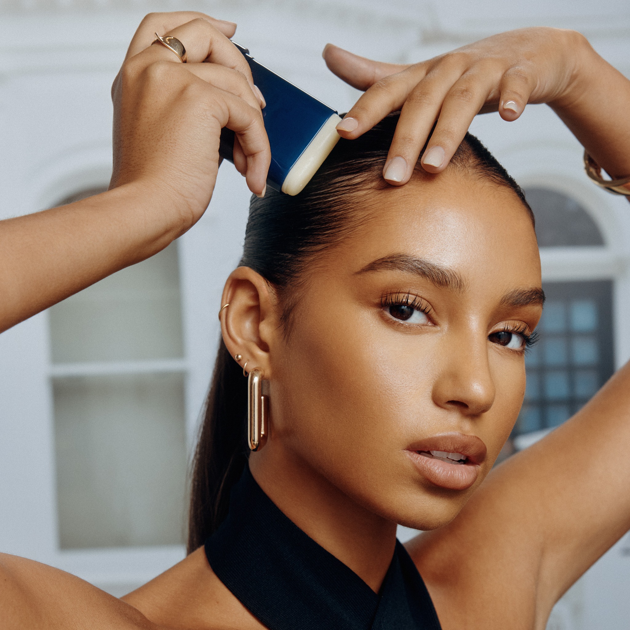 Beauty ad by Oribe